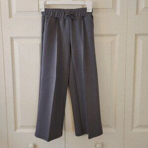 All In Motion Kids Sandwash Pants S Gray Loose Fit Elastic Waist & Drawstring